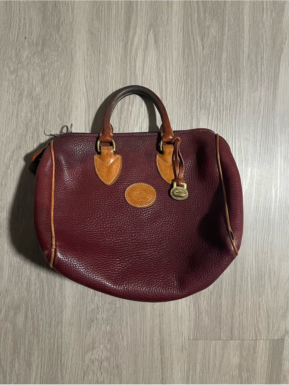 Leather Burgundy Dooney & Bourke Handbag